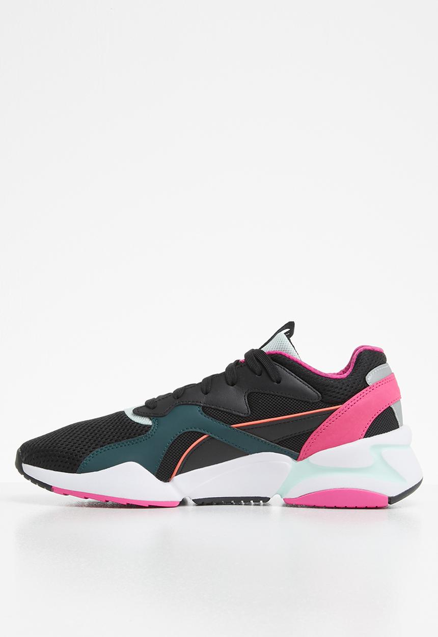 PUMA - Nova Mesh - Puma black-fair aqua