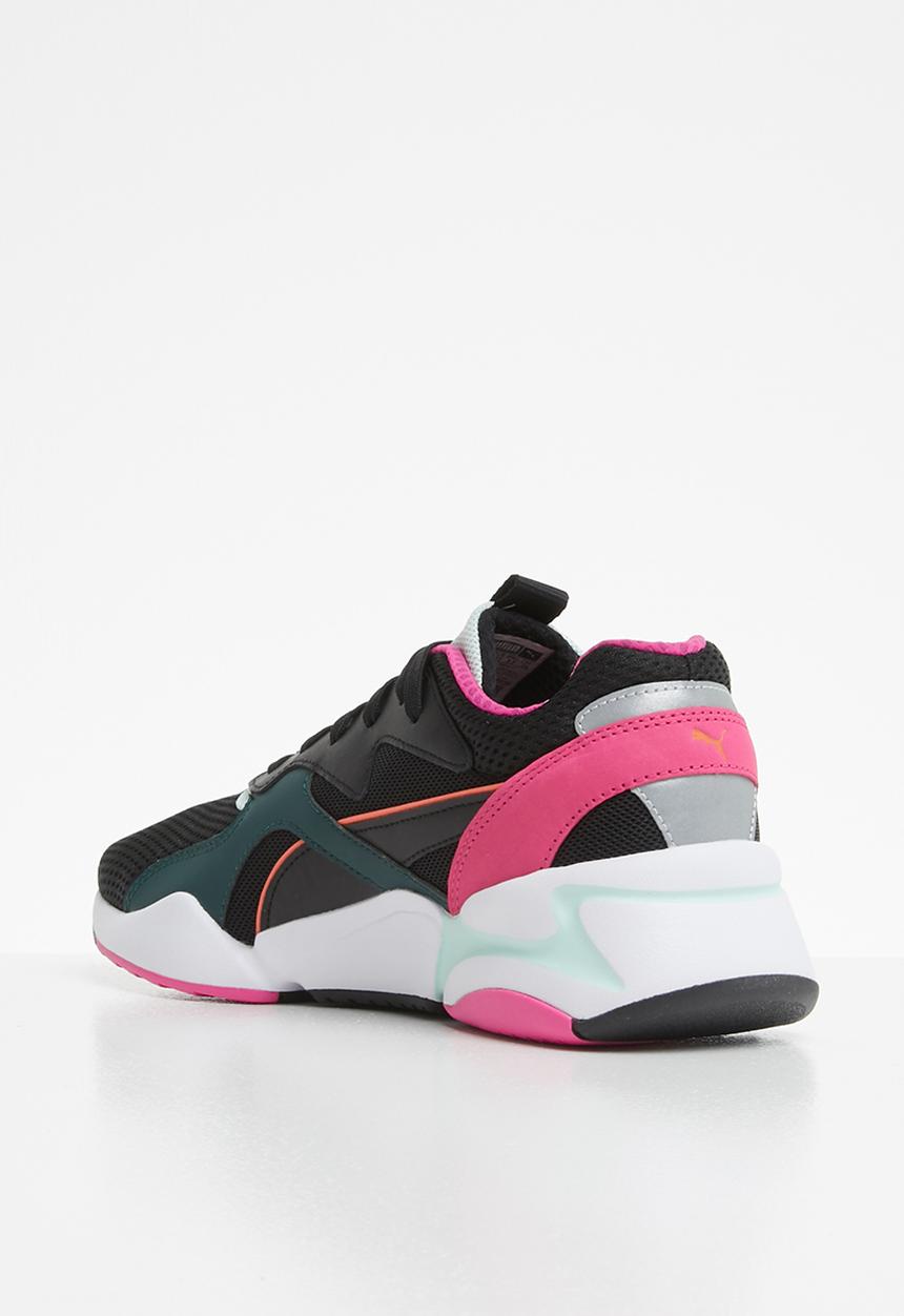 PUMA - Nova Mesh - Puma black-fair aqua