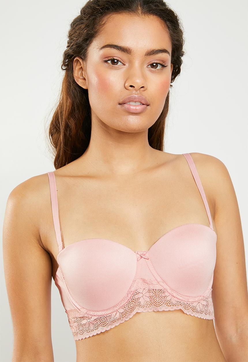 Cotton On - Jojo longline strapless bra - pink