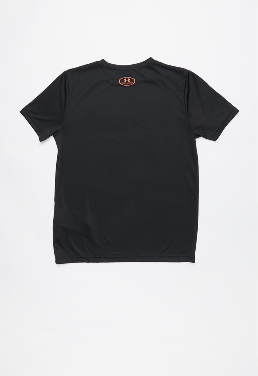 Under Armour - Print fill logo tee - black & orange