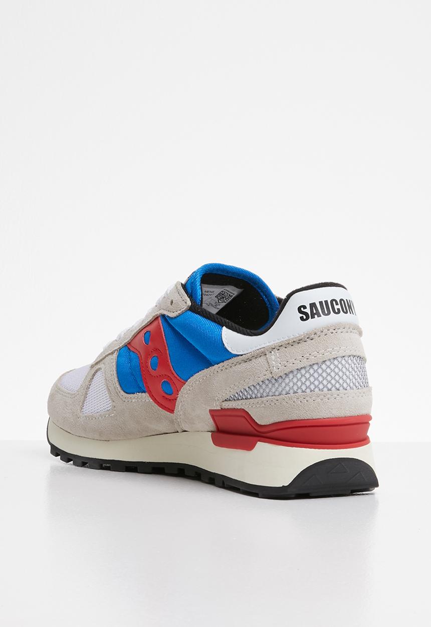 Saucony Originals - Shadow original vintage - grey, blue & red 