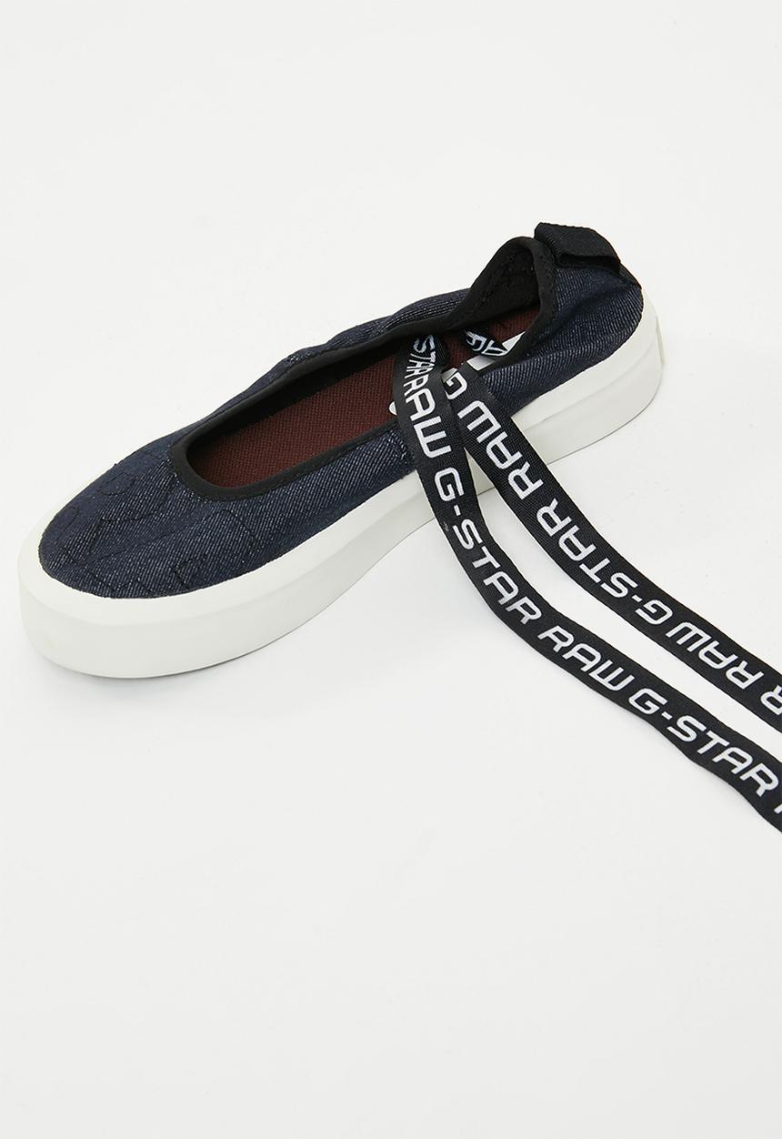 G-STAR - Strett ballerina denim - navy & white