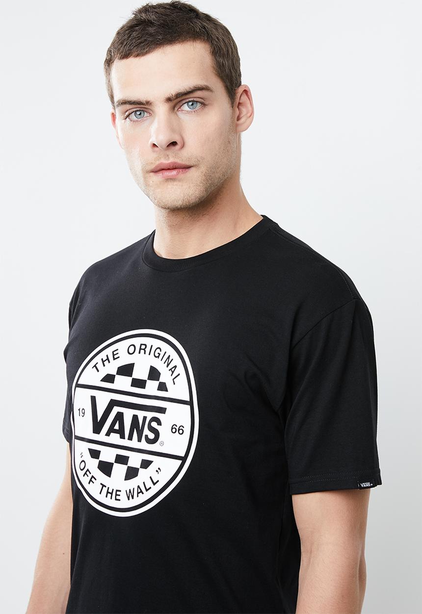 Vans - Vans checker tee - black & white 