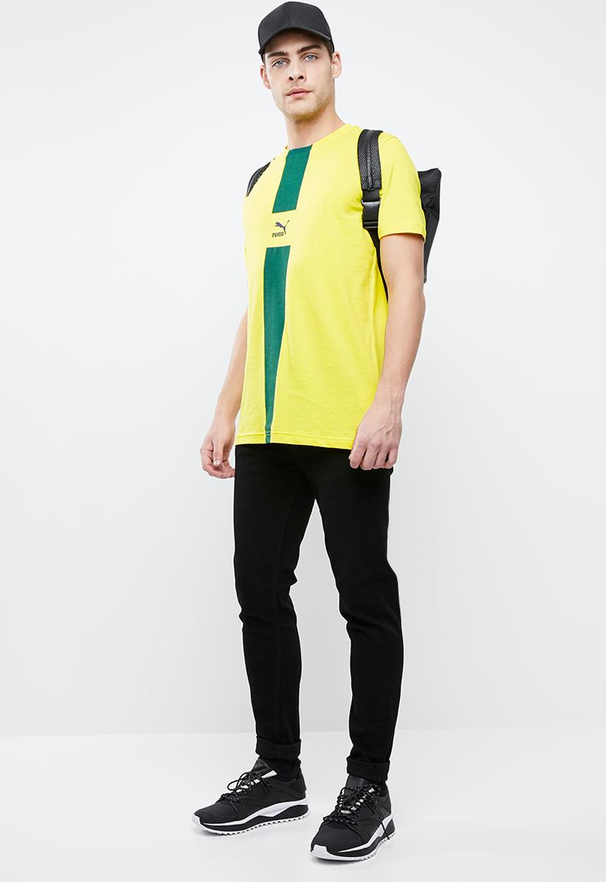 PUMA - Puma xtg tee - yellow & green