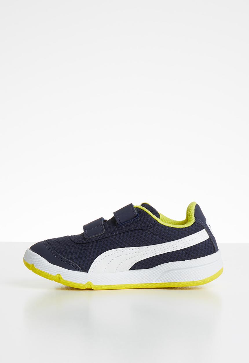 PUMA - Stepfleex 2 mesh v ps - peacoat & yellow