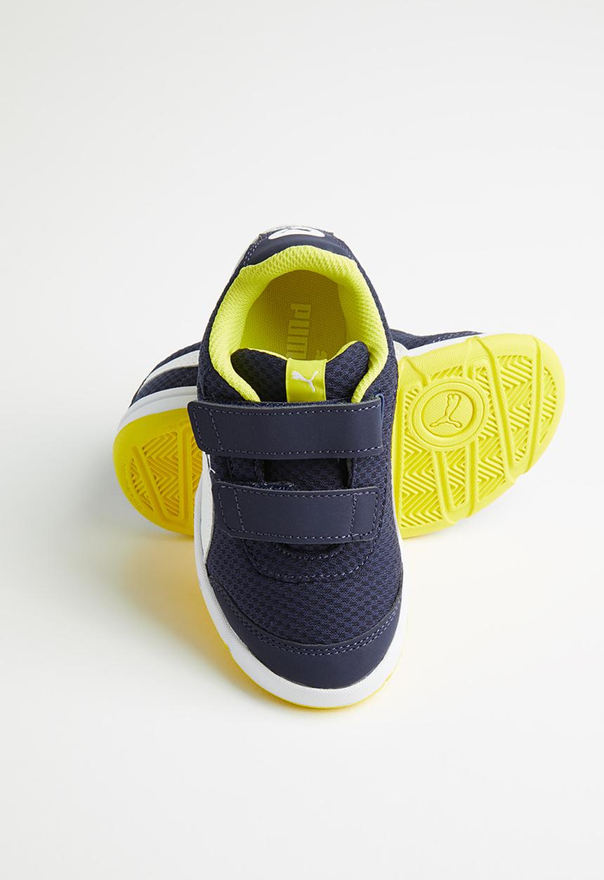 PUMA - Stepfleex 2 mesh v ps - peacoat & yellow