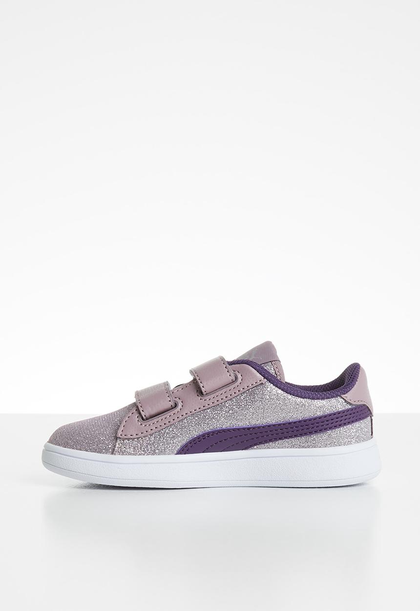 PUMA - Puma smash v2 - elderberry/indigo/silver/white 