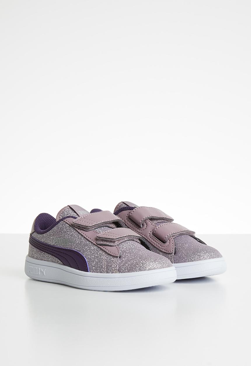 PUMA - Puma smash v2 - elderberry/indigo/silver/white 