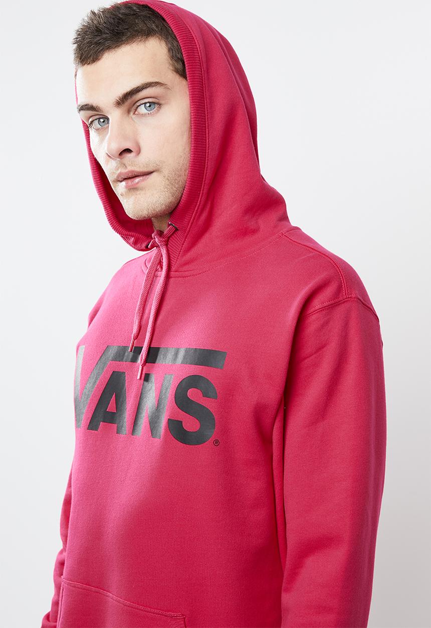 Vans - Vans classic hoodie - pink & black 