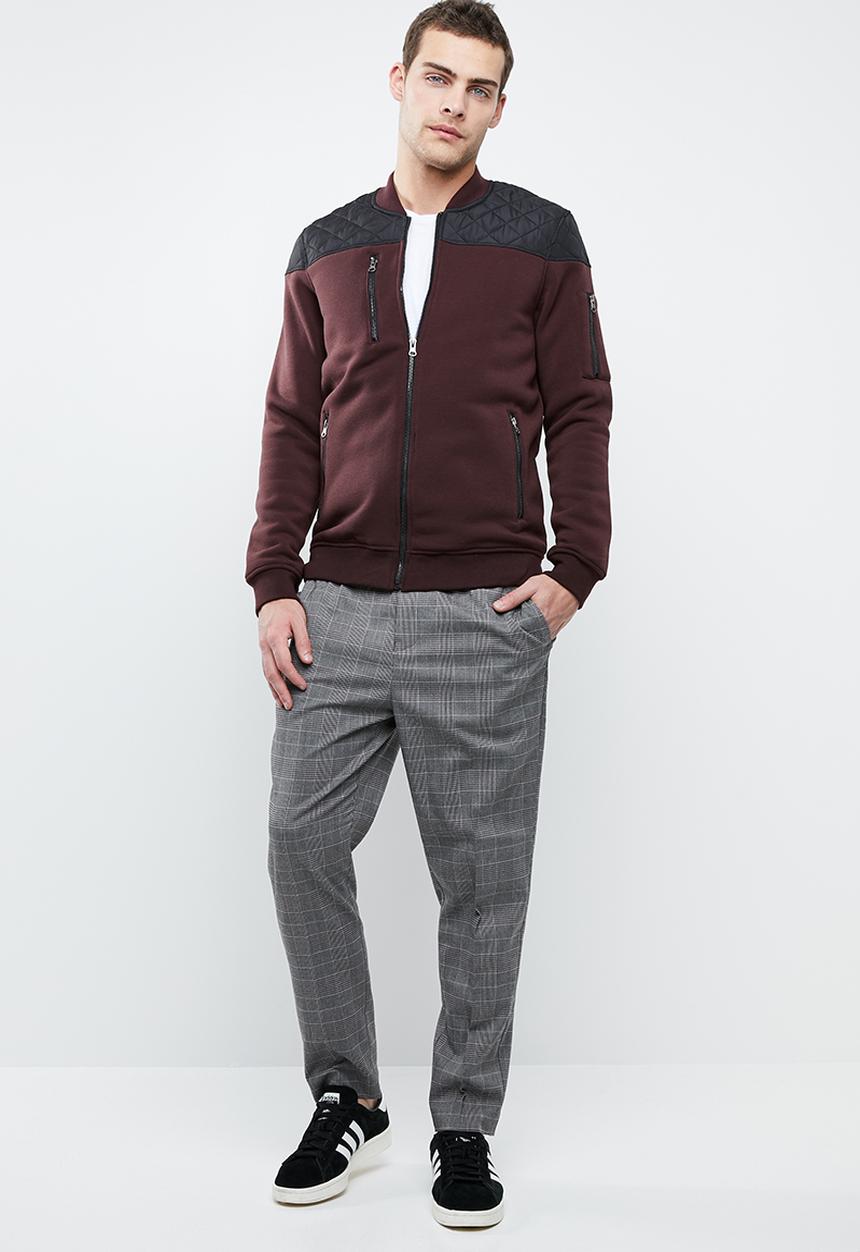 Brave Soul - Pierce sweatshirt - burgundy