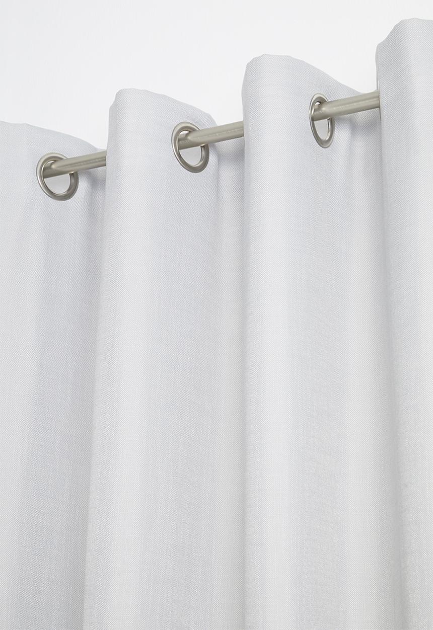 Sixth Floor - Eyelet curtain extra length - grey