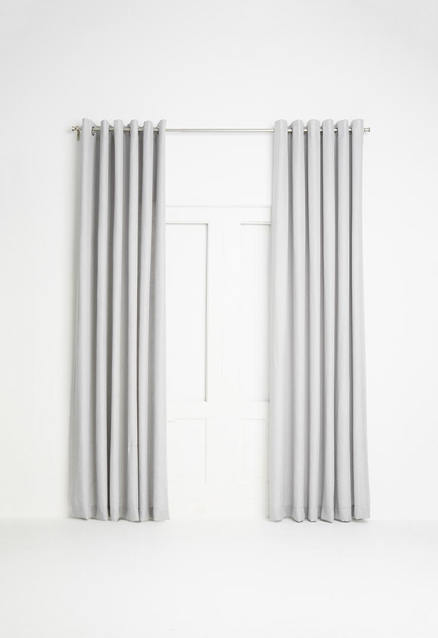 Sixth Floor - Eyelet curtain extra length - grey
