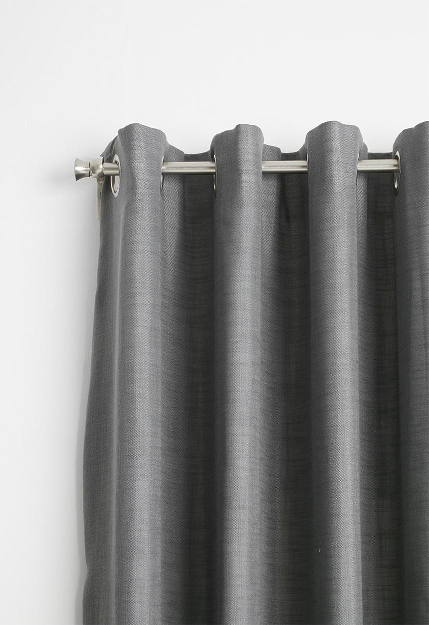 Sixth Floor - Eyelet curtain - charcoal