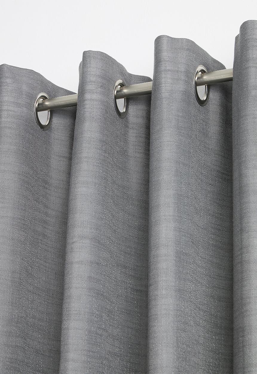 Sixth Floor - Eyelet curtain - charcoal