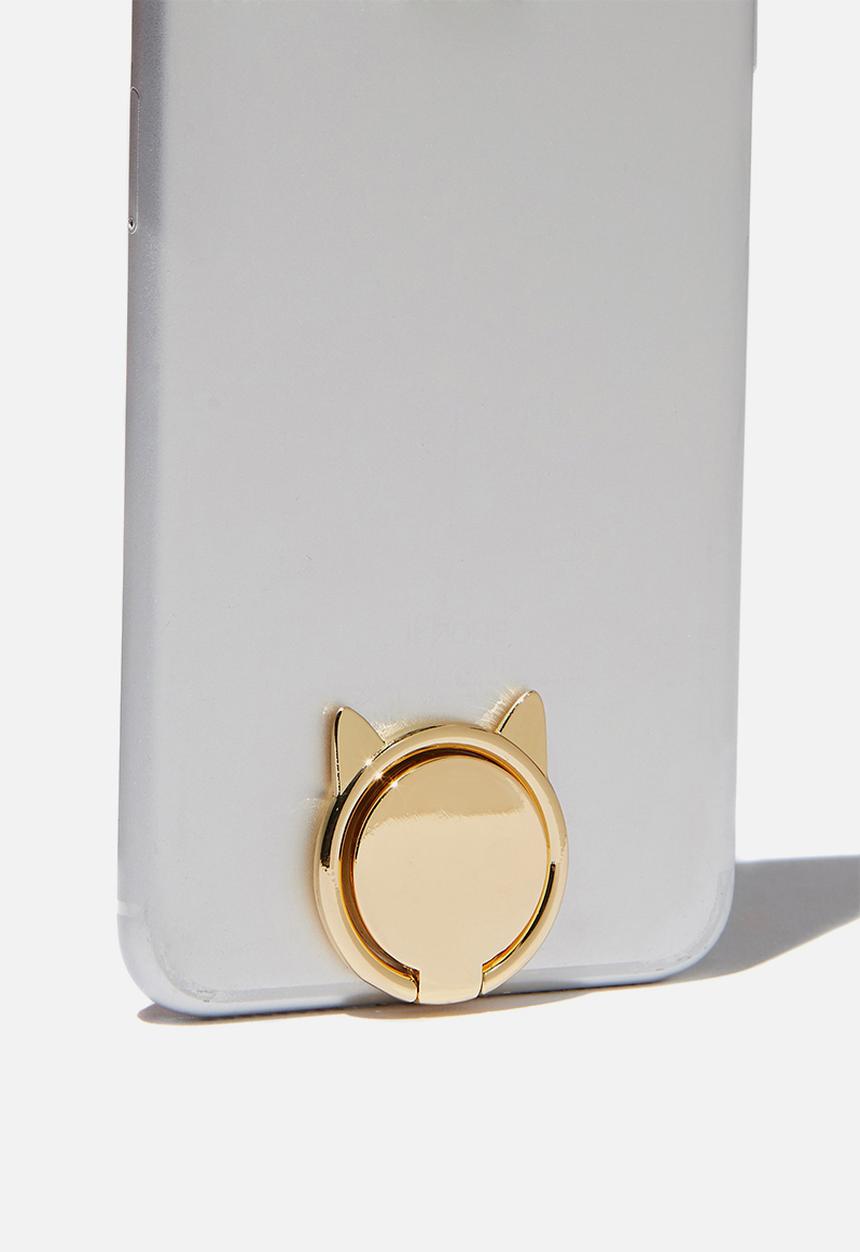 Typo - Metal phone ring - gold 