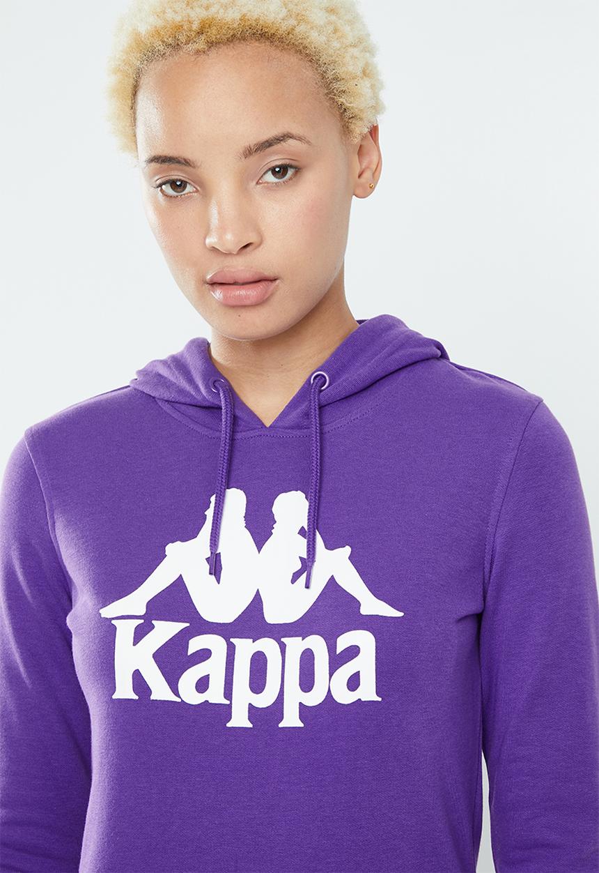KAPPA - Authentic zimy hoodie - purple