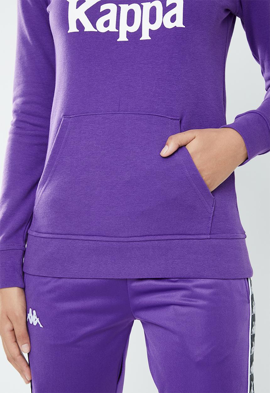 KAPPA - Authentic zimy hoodie - purple