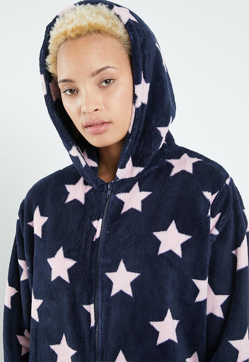 Supré  - Cosy onesie - navy & pink