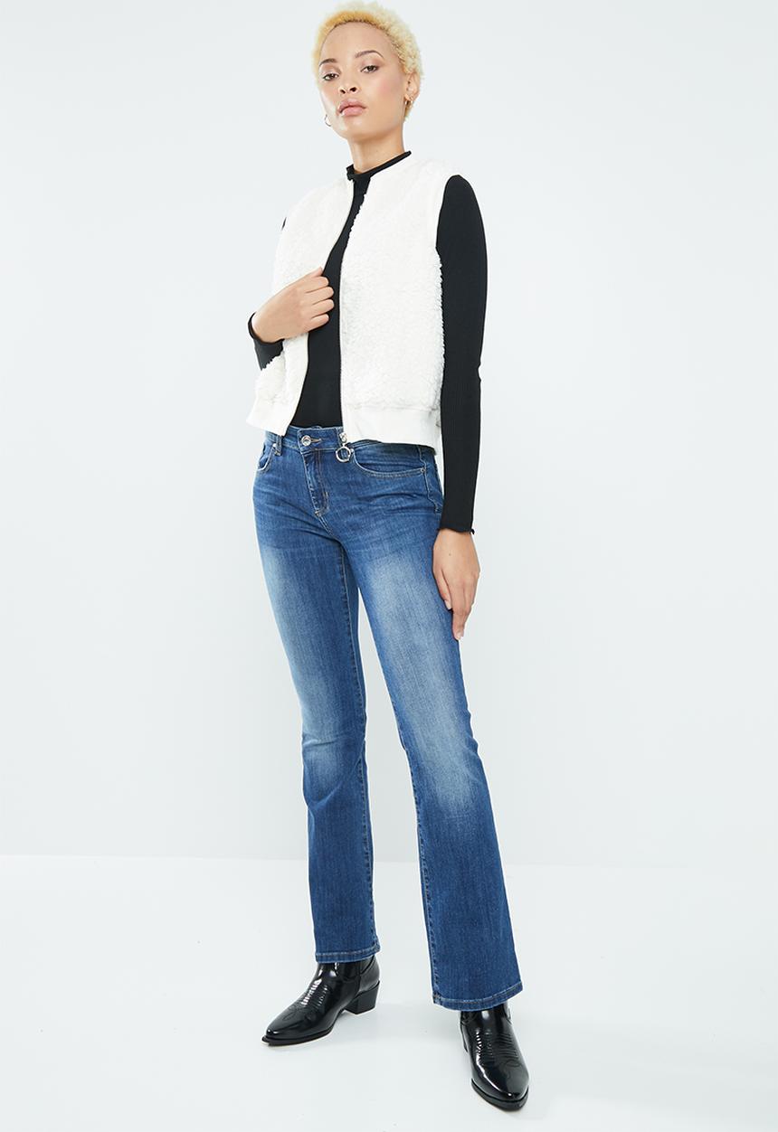 Supré  - Teddy gilet - cream