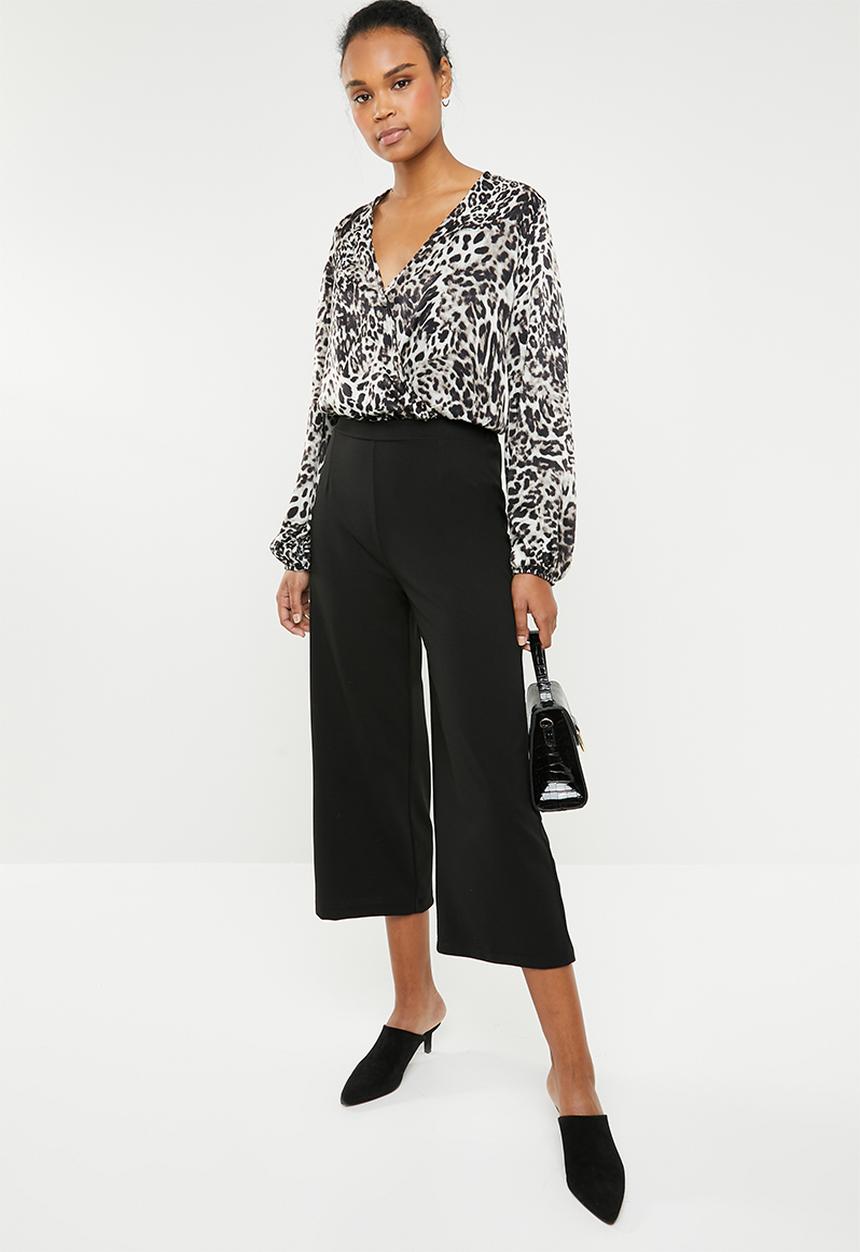 Superbalist - Wrap bodysuit - grey & black