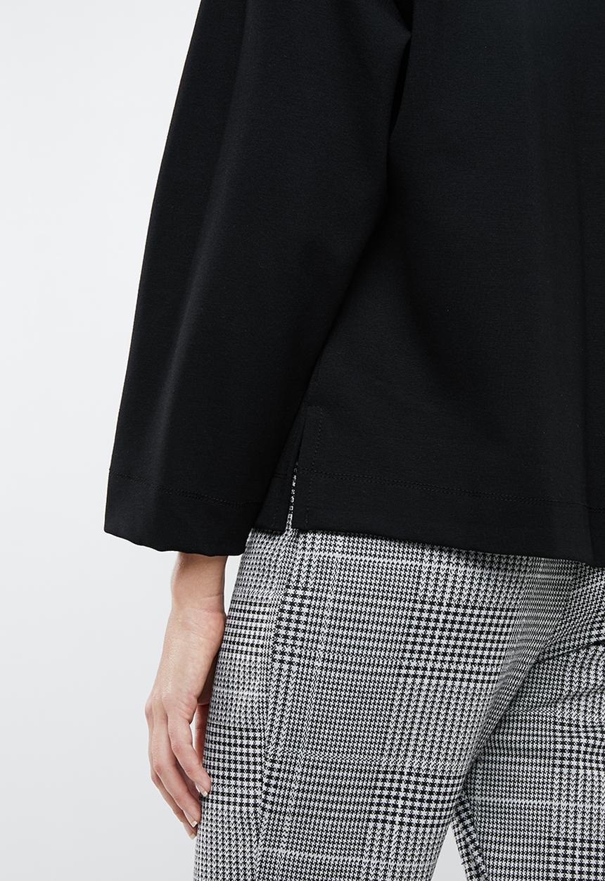 Superbalist - Split hem v-neck tee - black