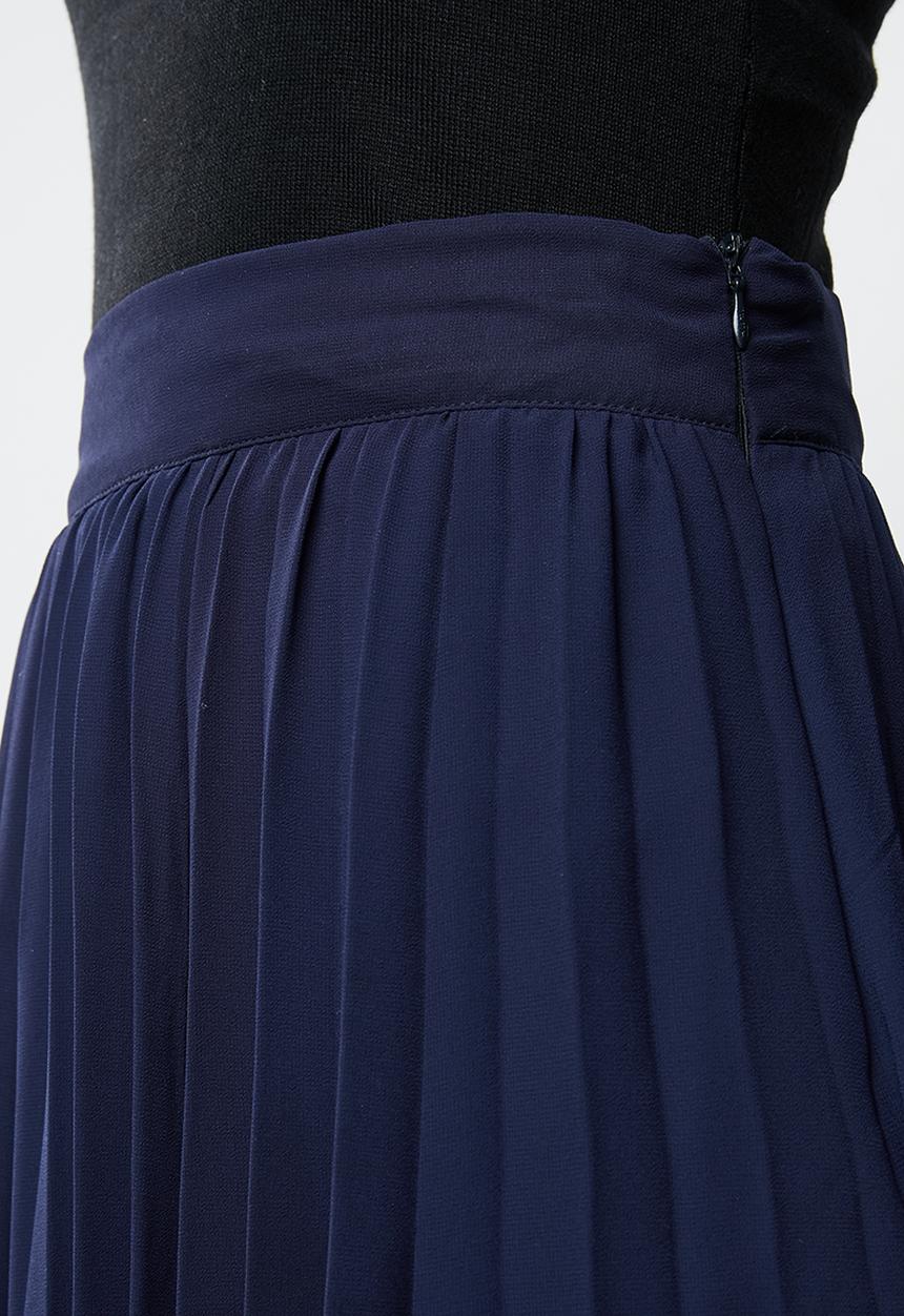 Superbalist - Pleated midi skirt - navy