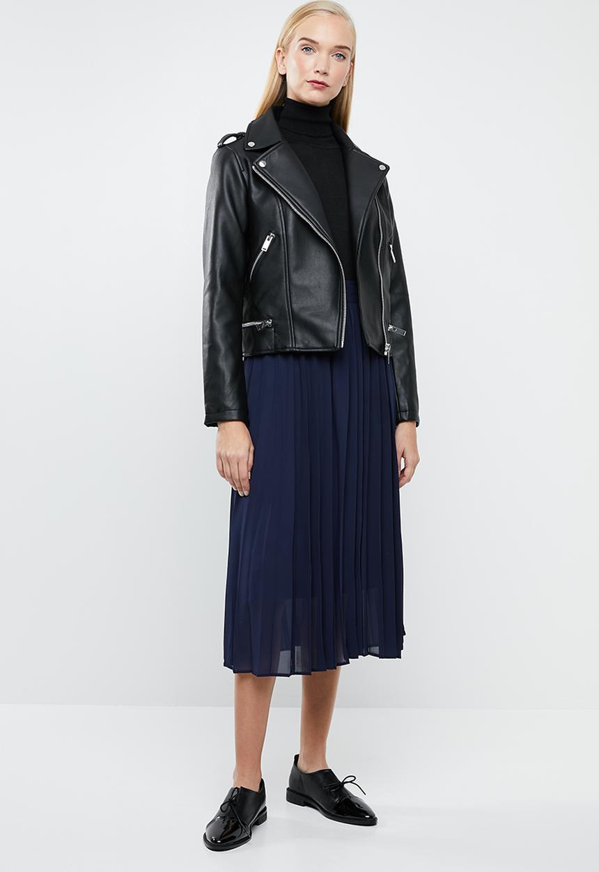 Superbalist - Pleated midi skirt - navy