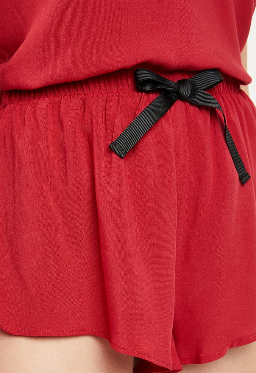 Superbalist - Cami & shorts sleep set - red