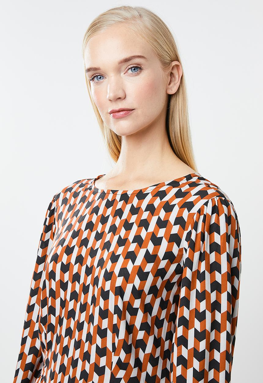 Superbalist - Trapeze dress with gathered waist - multi