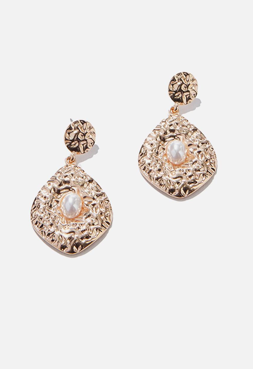 Cotton On - Penelope baroque earring - gold