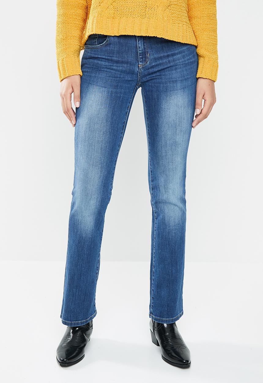 GUESS - Guess mid wash bootleg jeans - blue