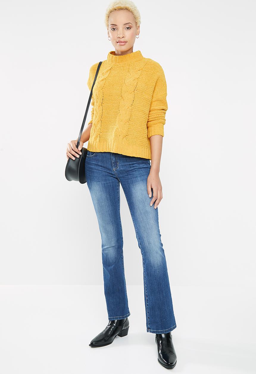 GUESS - Guess mid wash bootleg jeans - blue