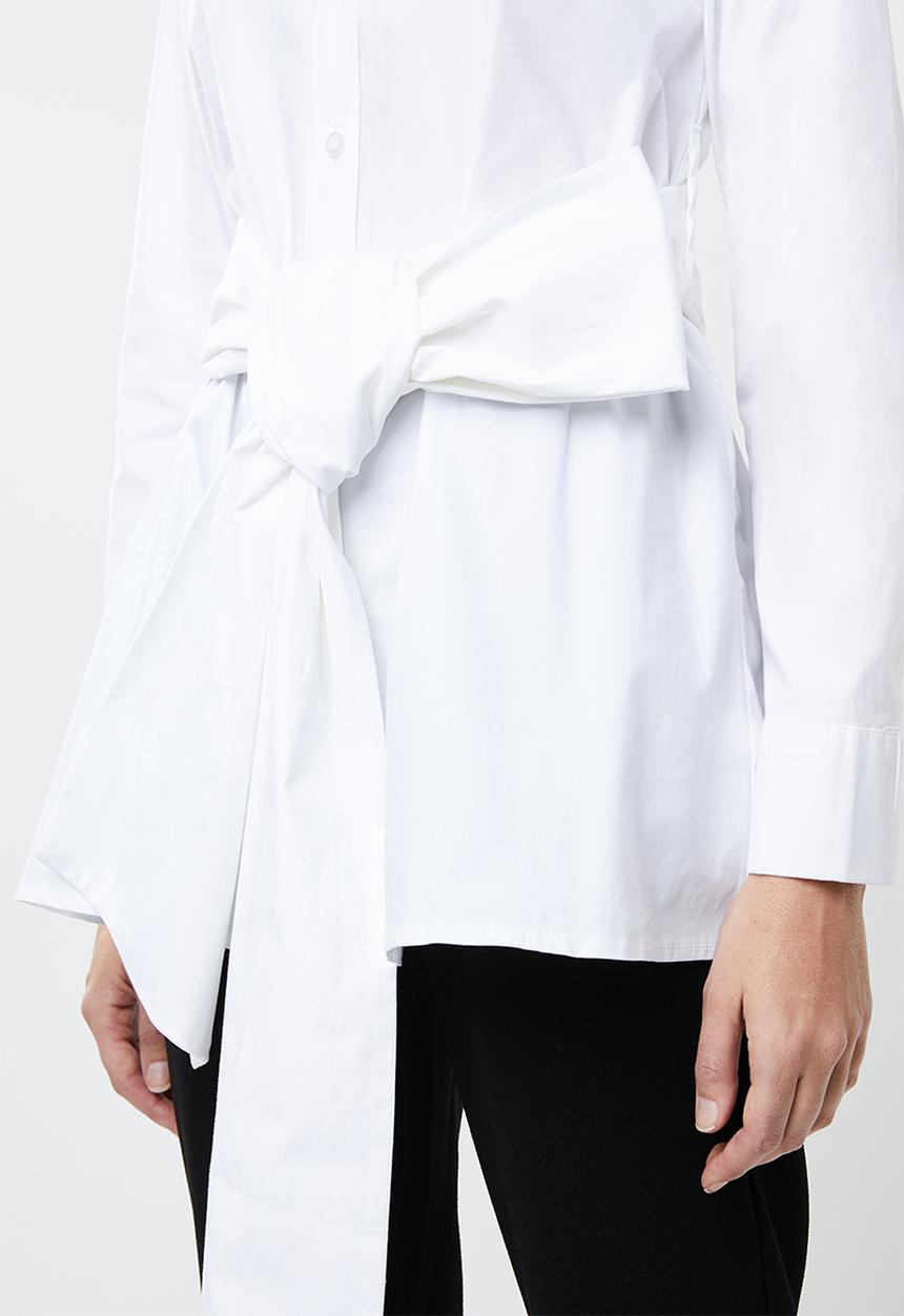 STYLE REPUBLIC - Self-tie shirt - white