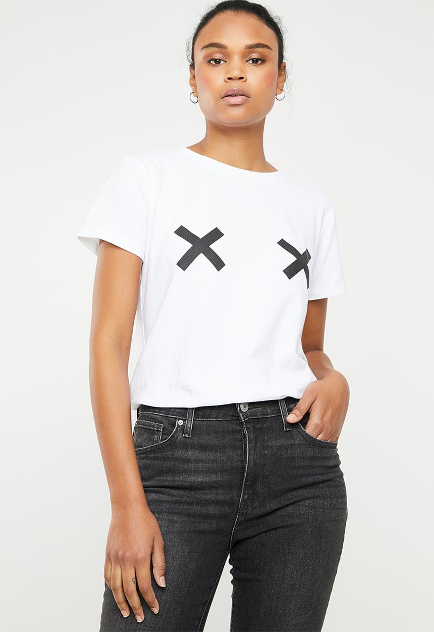 STYLE REPUBLIC - Criss cross T-shirt - white