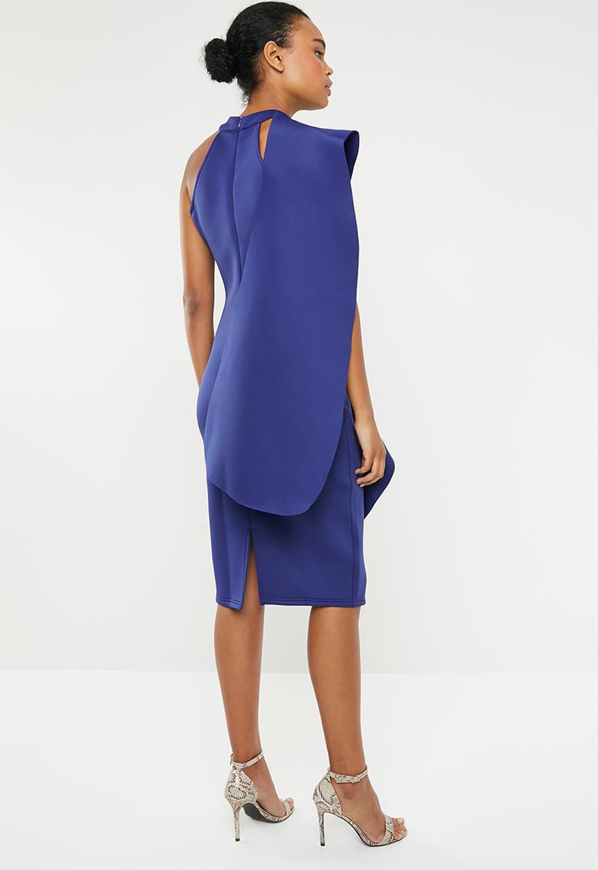 STYLE REPUBLIC - Ruffle detail dress - blue