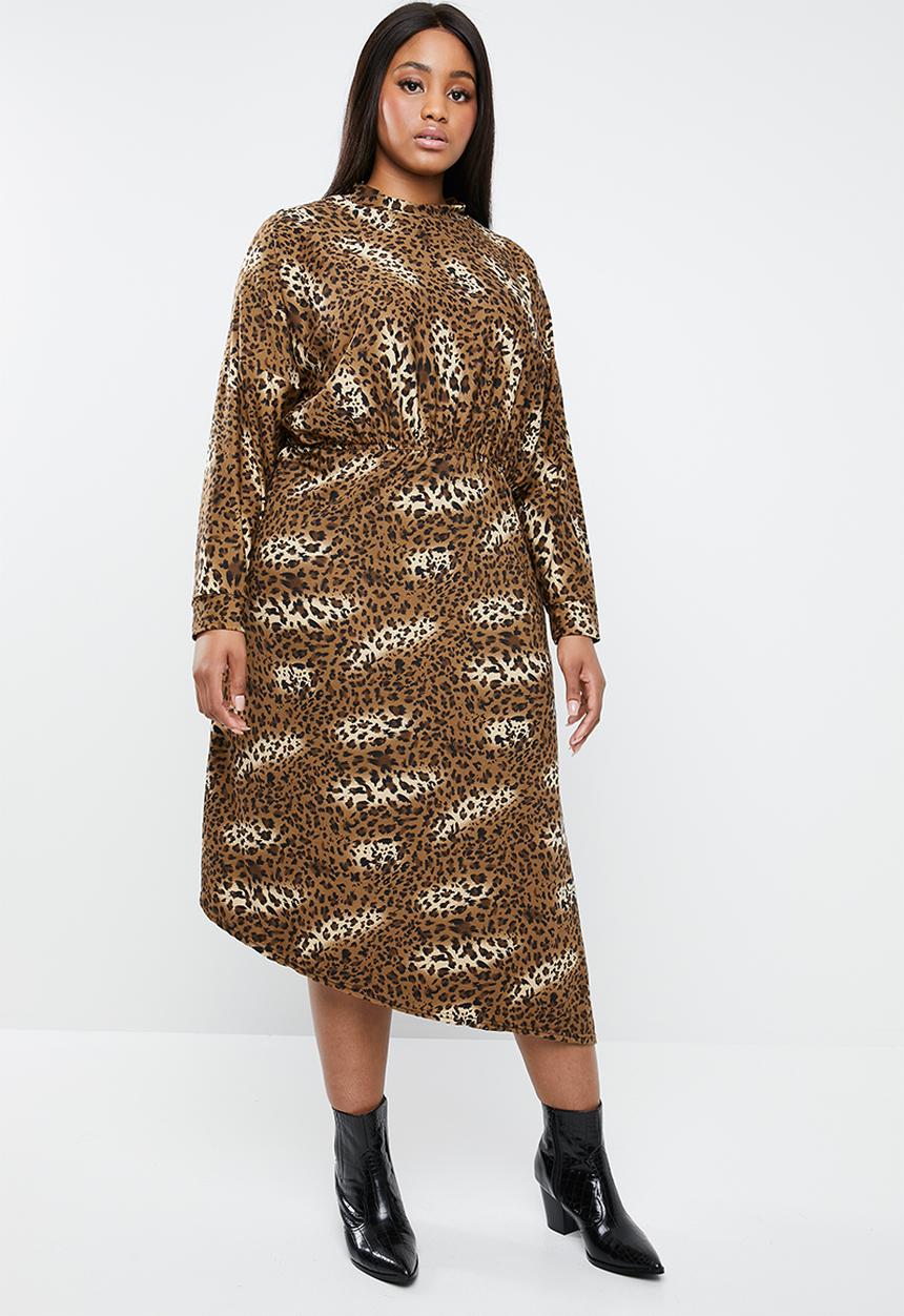 Superbalist - Asymmetrical fit and flare dress - multi
