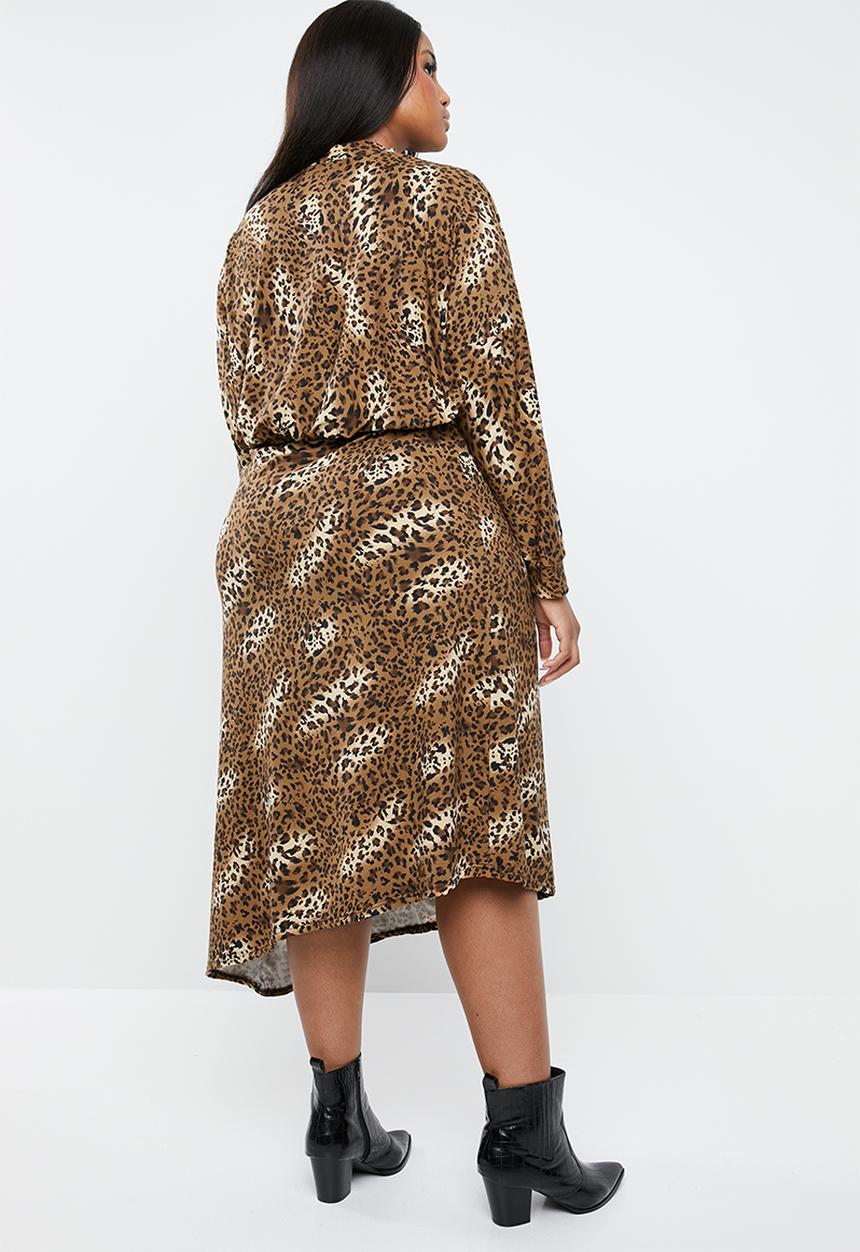 Superbalist - Asymmetrical fit and flare dress - multi