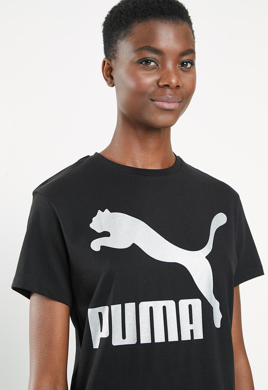 PUMA - Classics logo tee - black