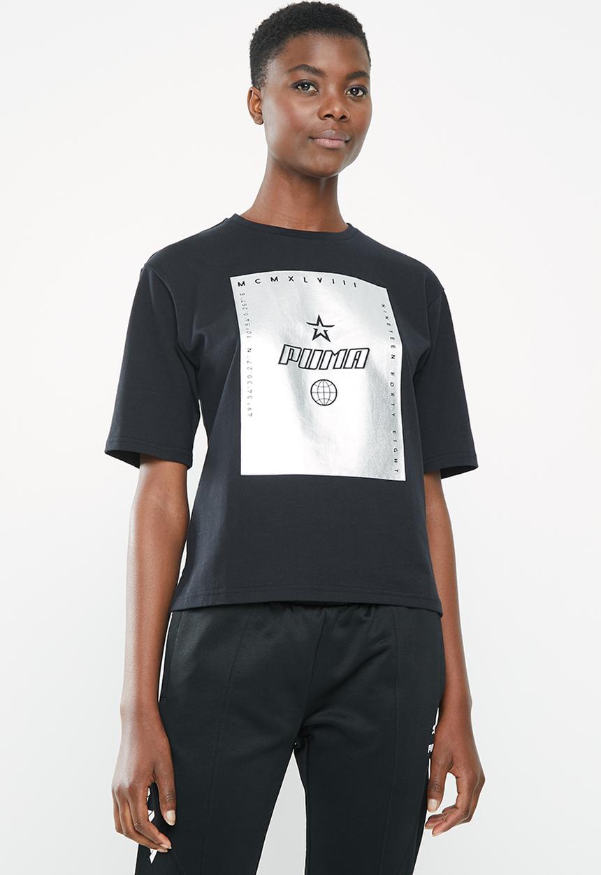 PUMA - Tz tee cotton - black