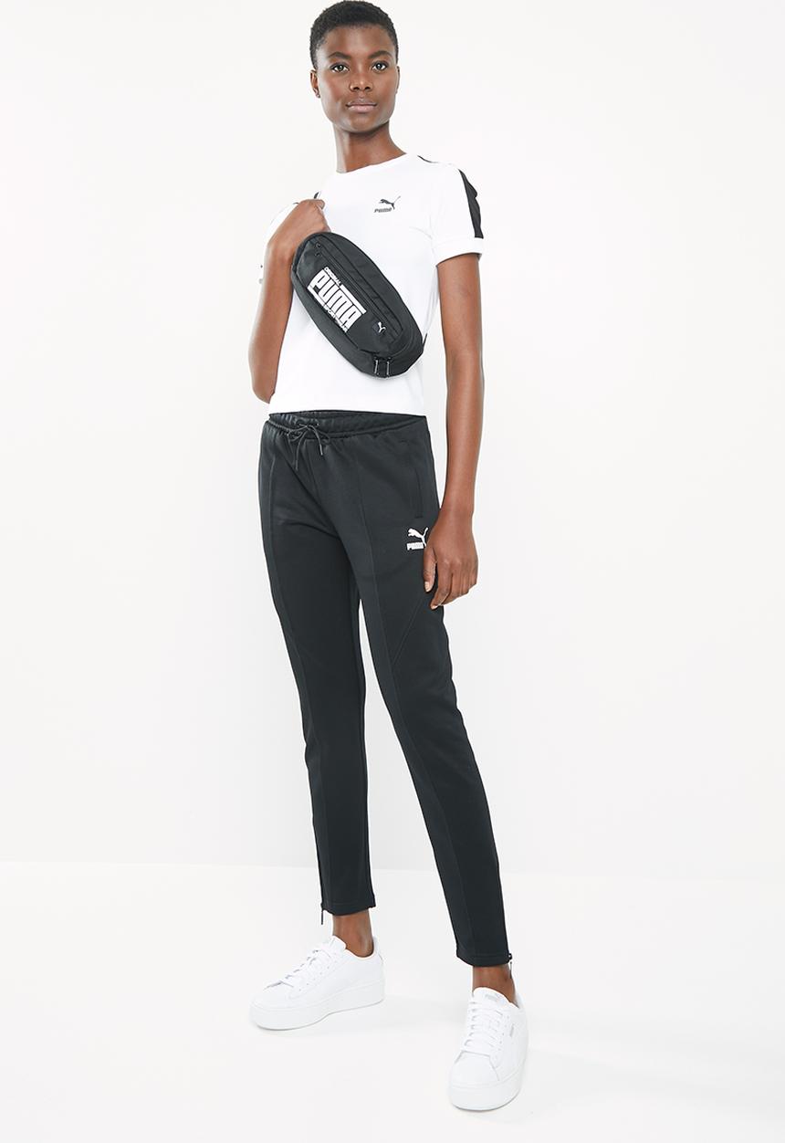 PUMA - Classics tight t7 tee - white & black