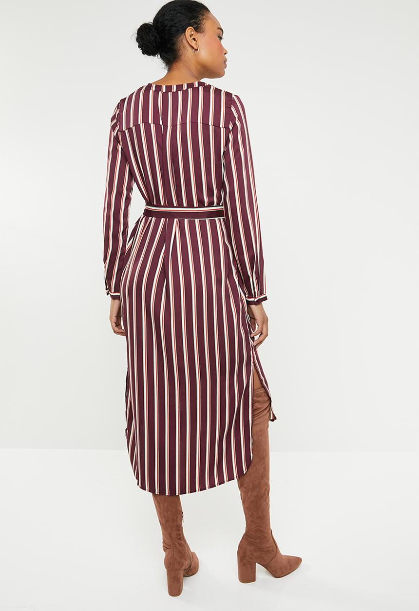 Vero Moda - Katlyn dress - burgundy