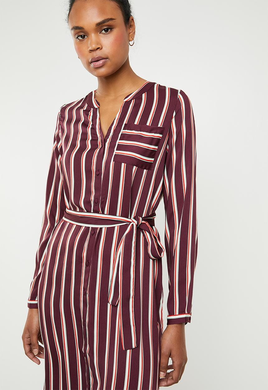 Vero Moda - Katlyn dress - burgundy