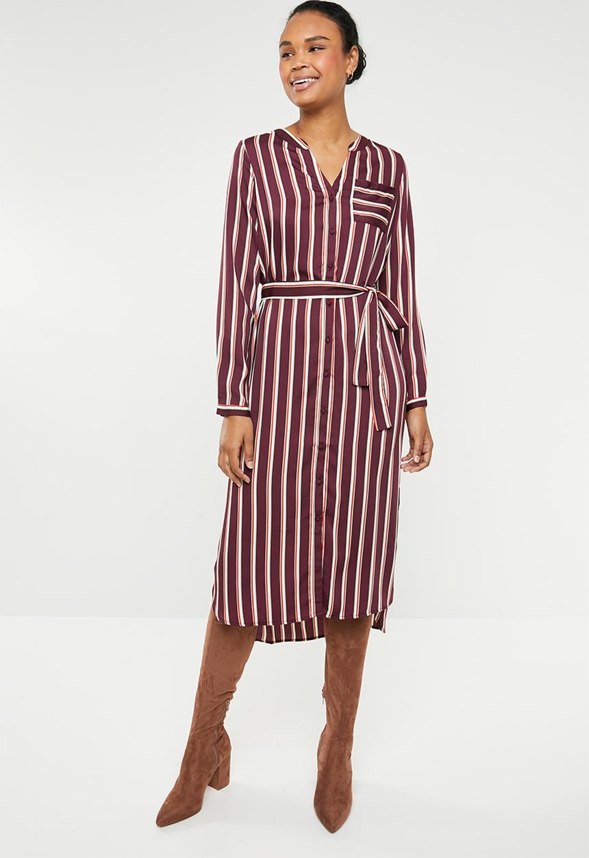 Vero Moda - Katlyn dress - burgundy