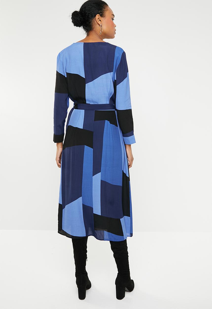 Vero Moda - Molly wrap dress - blueprint