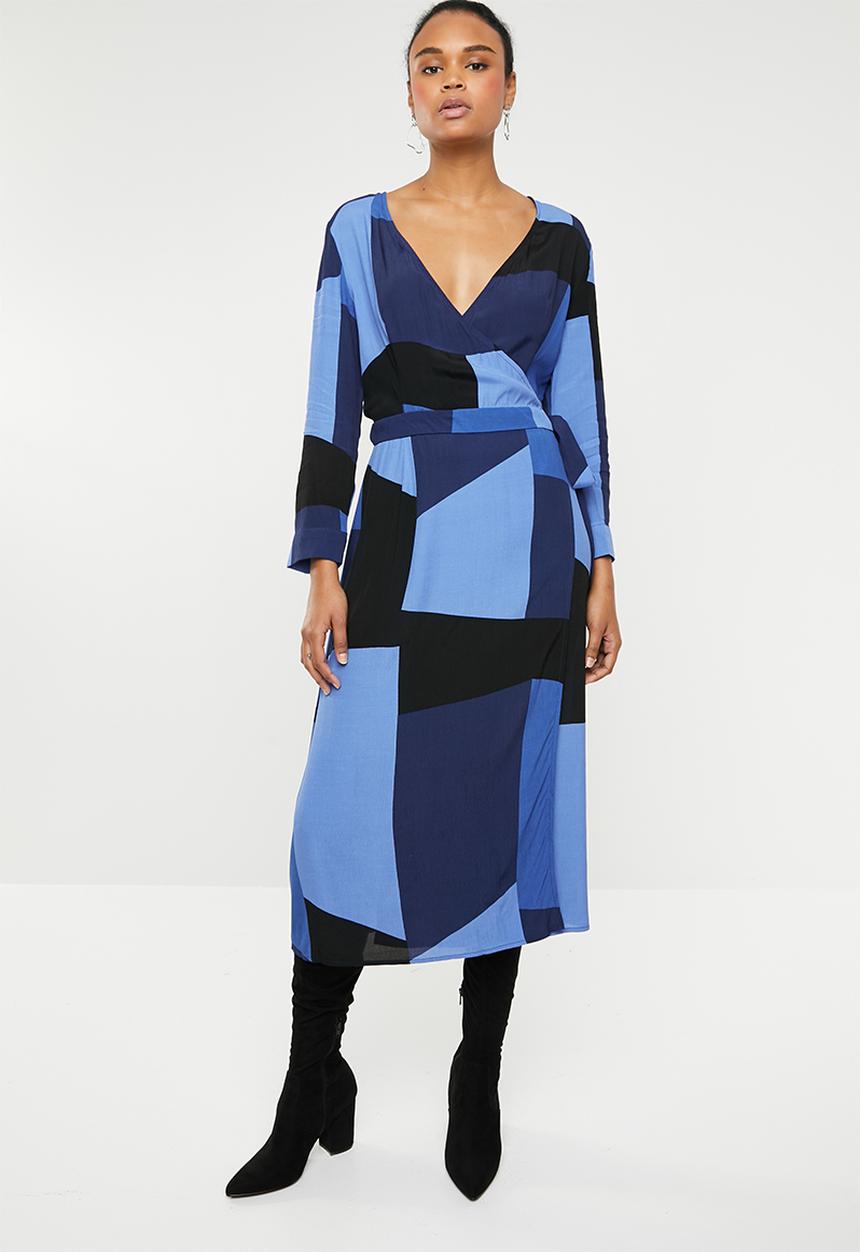 Vero Moda - Molly wrap dress - blueprint
