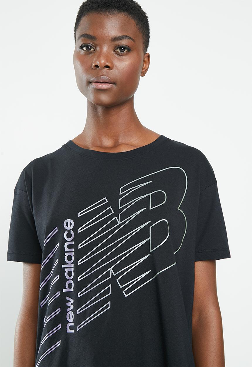 New Balance  - Essential 90's boxy tee - black