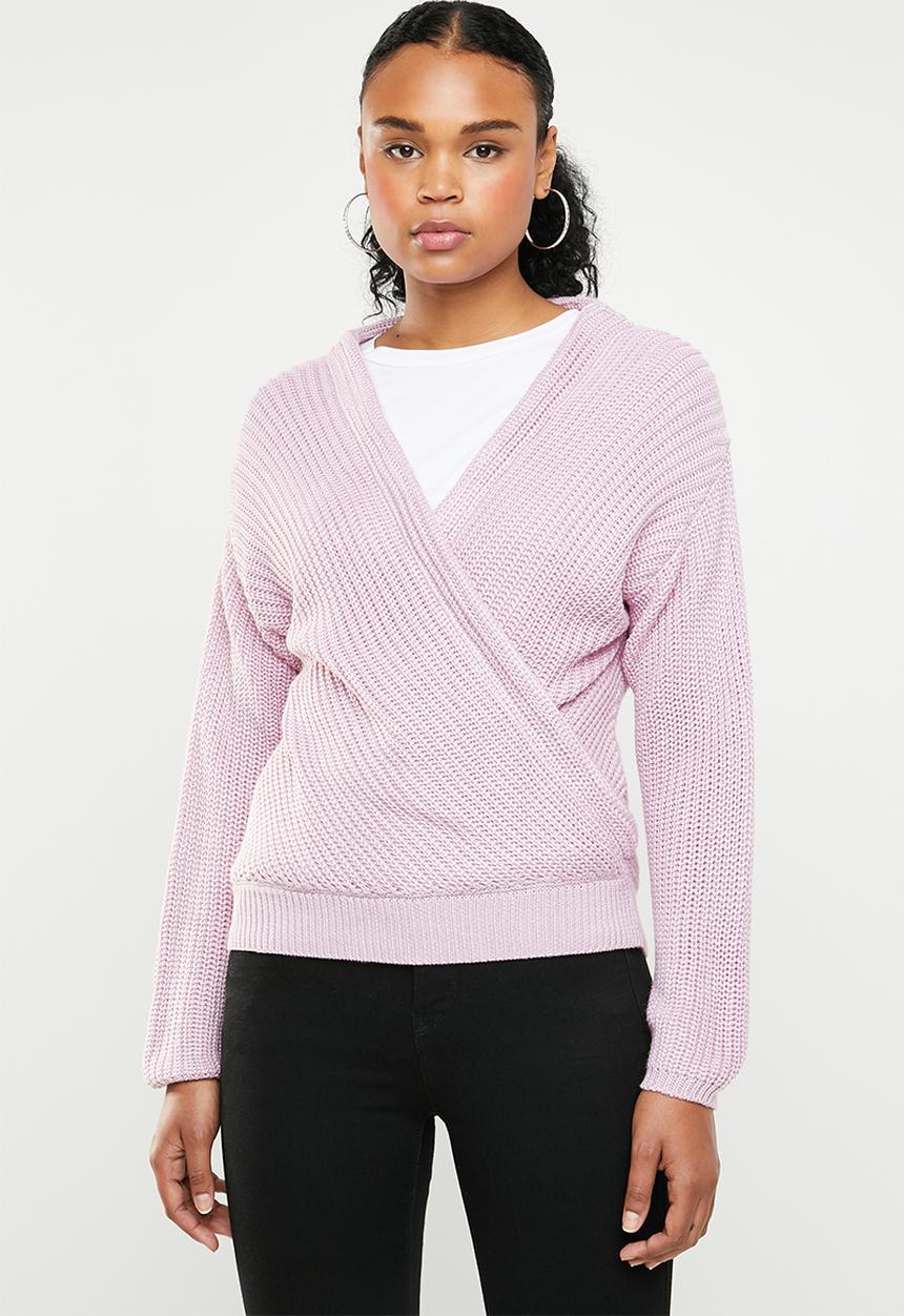 STYLE REPUBLIC - Chunky wrap jersey - purple