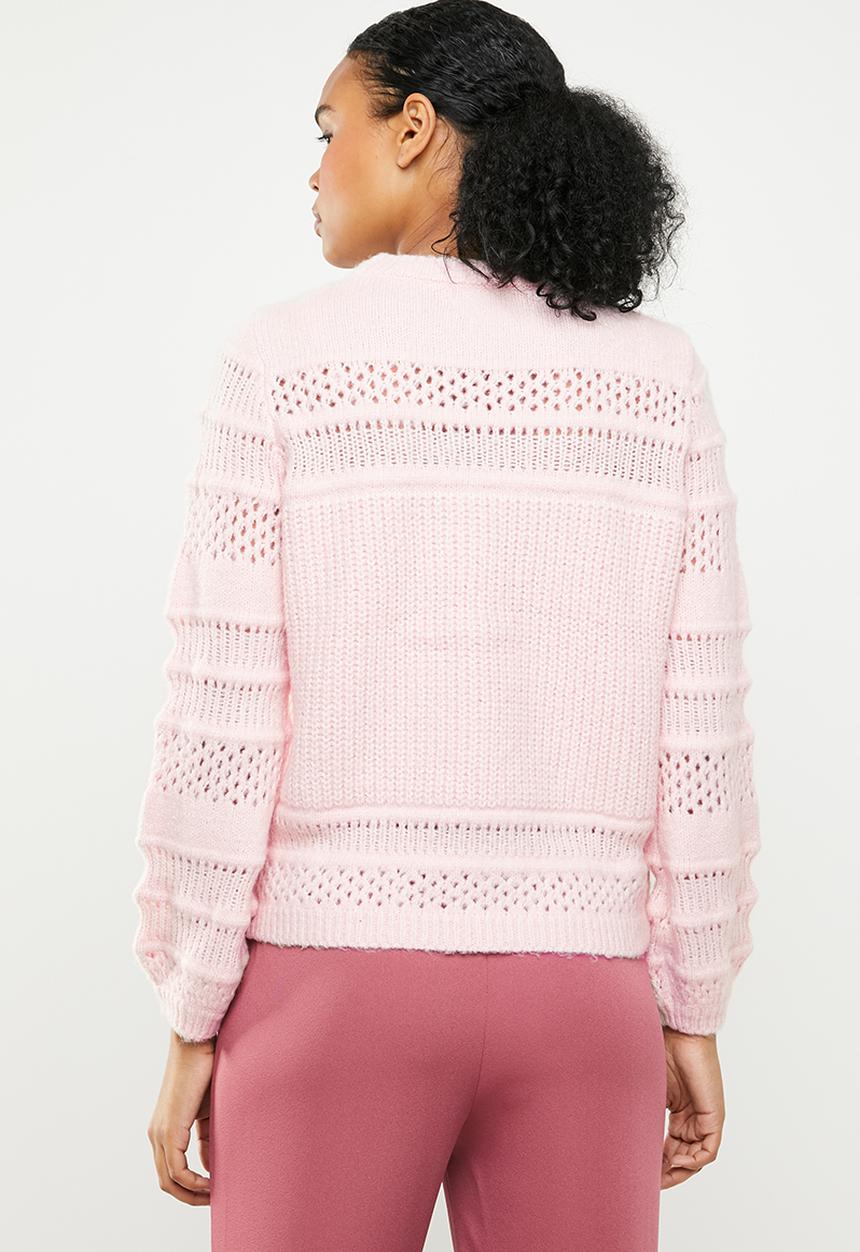 ONLY - Sammi long sleeve pullover top  - pink
