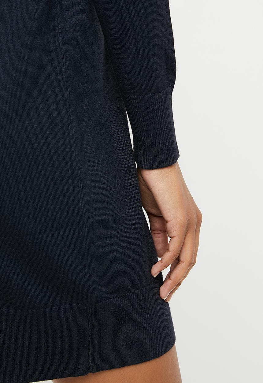 ONLY - Laura highneck knit dress - navy