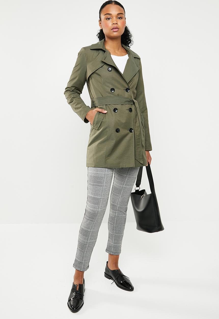 ONLY - Laura trench coat - green